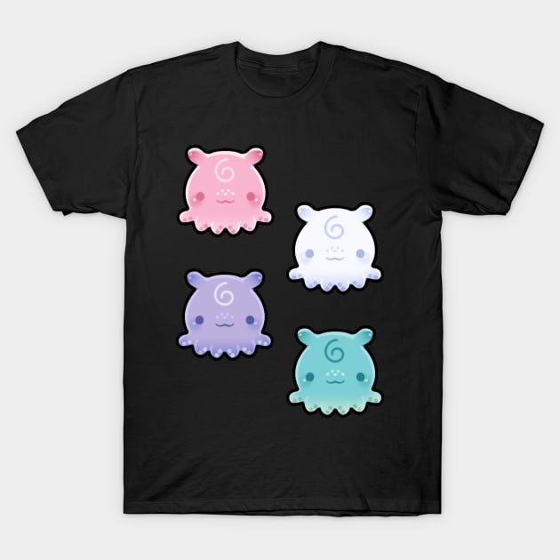 flapjack octopus babies T-Shirt by otterguppy